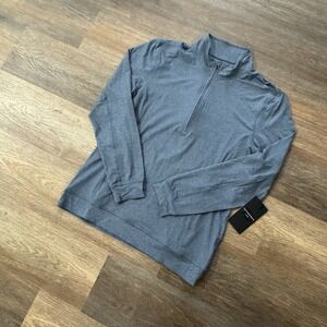 7 Diamonds Core 1/4 Zip Pullover Men's Small Gray Performance Quick Dry NWI‎